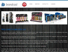 Tablet Screenshot of brandcast.co.za
